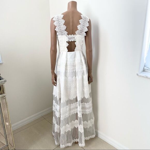 NEW Ted Baker London Mornia White Wedding Dress 2 - Picture 8 of 16